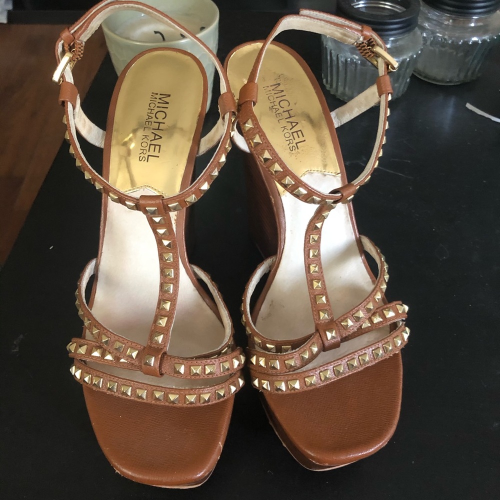 Michael Kors Studded Wedges